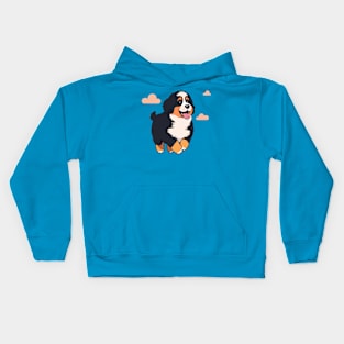 Cute Bernese Mountain Dog Kids Hoodie